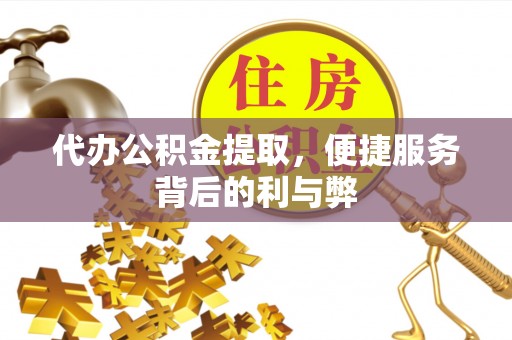 禄劝代办公积金提取，便捷服务背后的利与弊