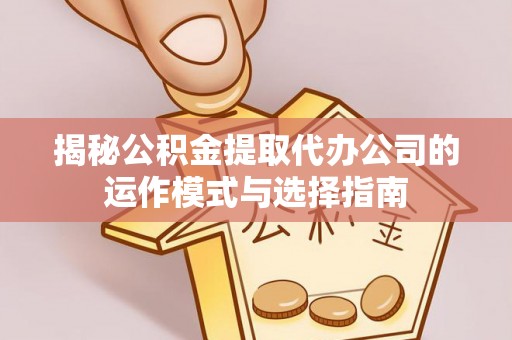 涉县揭秘公积金提取代办公司的运作模式与选择指南
