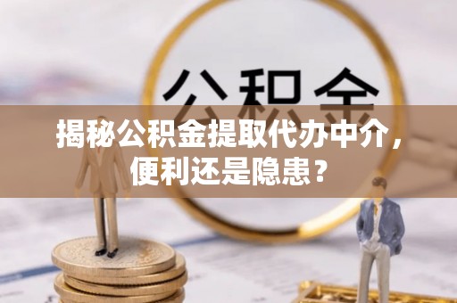 石楼揭秘公积金提取代办中介，便利还是隐患？