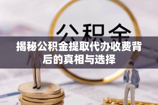埌东揭秘公积金提取代办收费背后的真相与选择