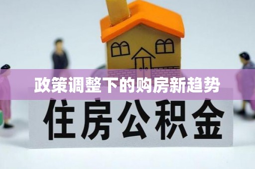 港北政策调整下的购房新趋势