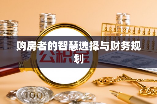 楠西购房者的智慧选择与财务规划