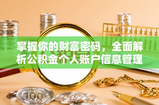太原掌握你的财富密码，全面解析公积金个人账户信息管理