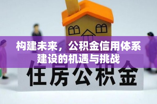 武乡构建未来，公积金信用体系建设的机遇与挑战