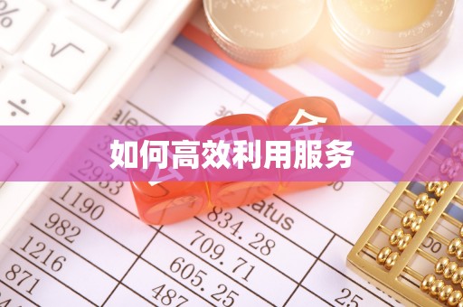 安康如何高效利用服务