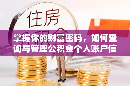 高陵掌握你的财富密码，如何查询与管理公积金个人账户信息