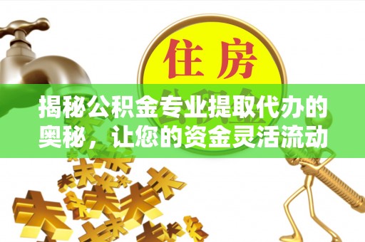 黑河揭秘公积金专业提取代办的奥秘，让您的资金灵活流动
