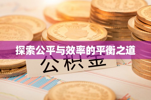 六脚探索公平与效率的平衡之道