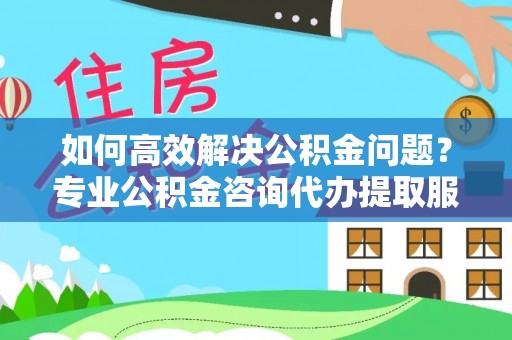 伊川如何高效解决公积金问题？专业公积金咨询代办提取服务来帮你