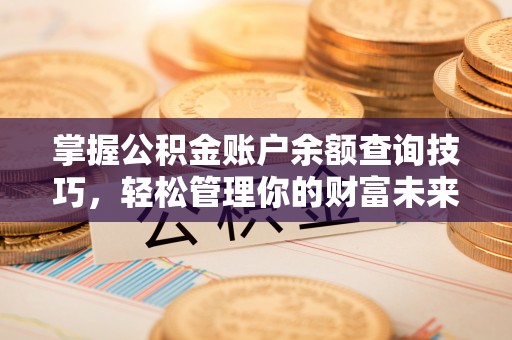特克斯掌握公积金账户余额查询技巧，轻松管理你的财富未来