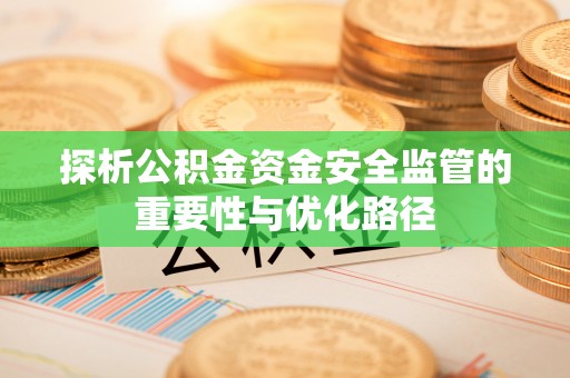 白玉探析公积金资金安全监管的重要性与优化路径