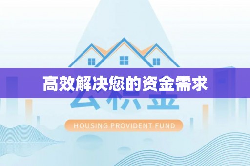 蓝田高效解决您的资金需求
